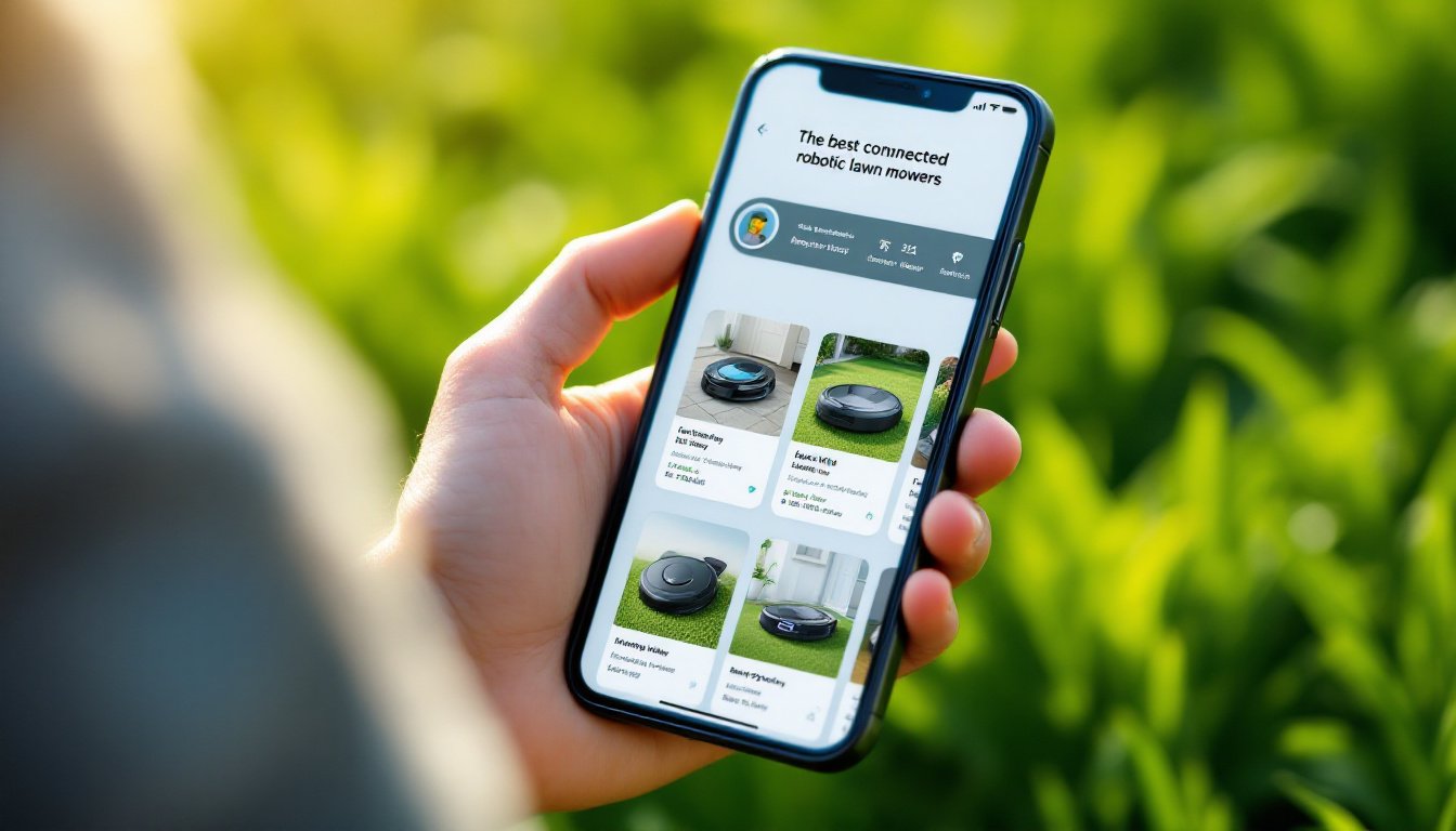 découvrez notre sélection des meilleurs robots tondeuses connectées pour votre jardin. grâce à notre appli mobile, contrôlez l'entretien de votre pelouse en toute simplicité et profitez d'un gazon toujours impeccable sans effort.