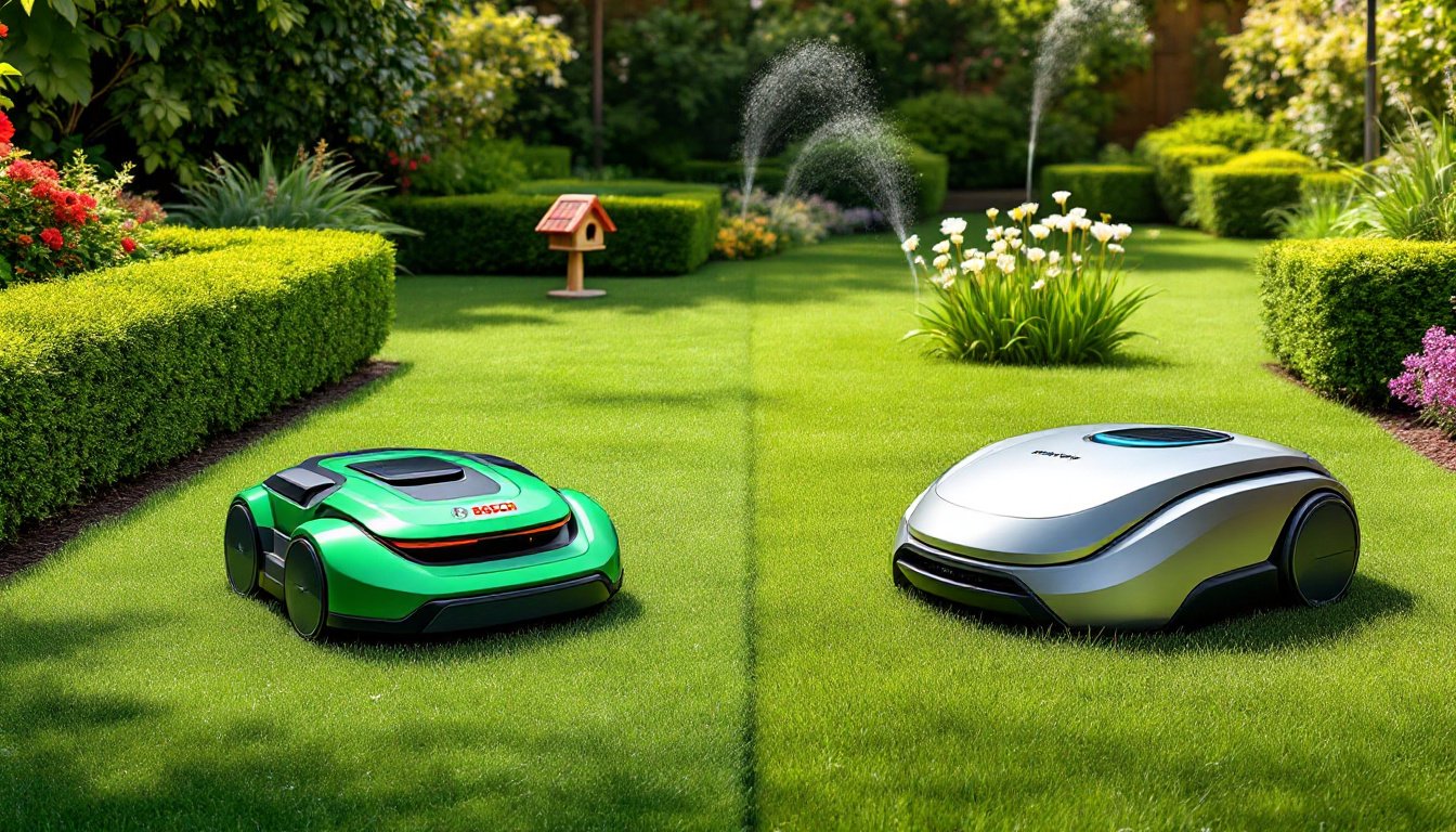 découvrez la comparaison entre les tondeuses autonomes bosch et navimow pour la domotique. analysez leurs caractéristiques, performances et compatibilité avec vos systèmes domotiques afin de choisir la tondeuse parfaite pour votre jardin connecté.