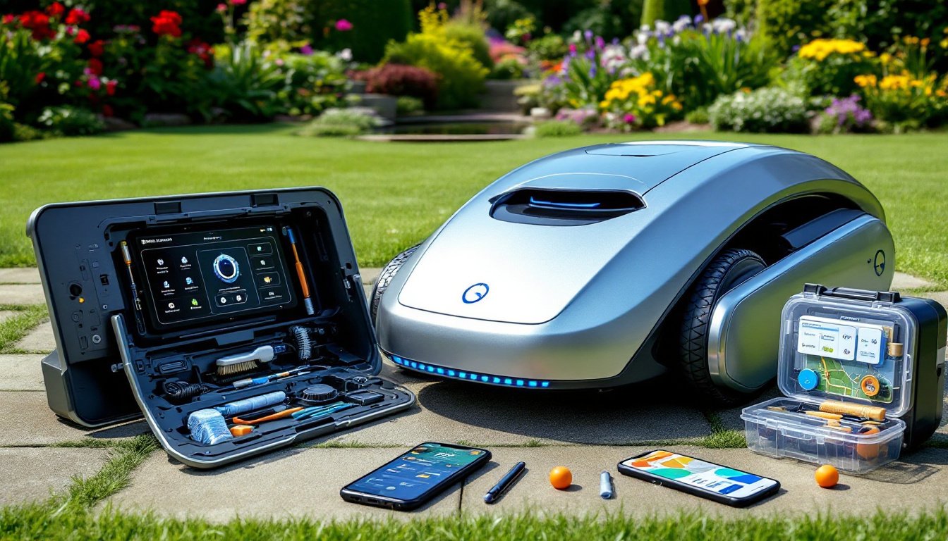 découvrez pourquoi il est essentiel de désactiver manuellement votre tondeuse autonome avant d'effectuer toute maintenance. conseils pratiques et sécurité au rendez-vous pour entretenir efficacement votre équipement.