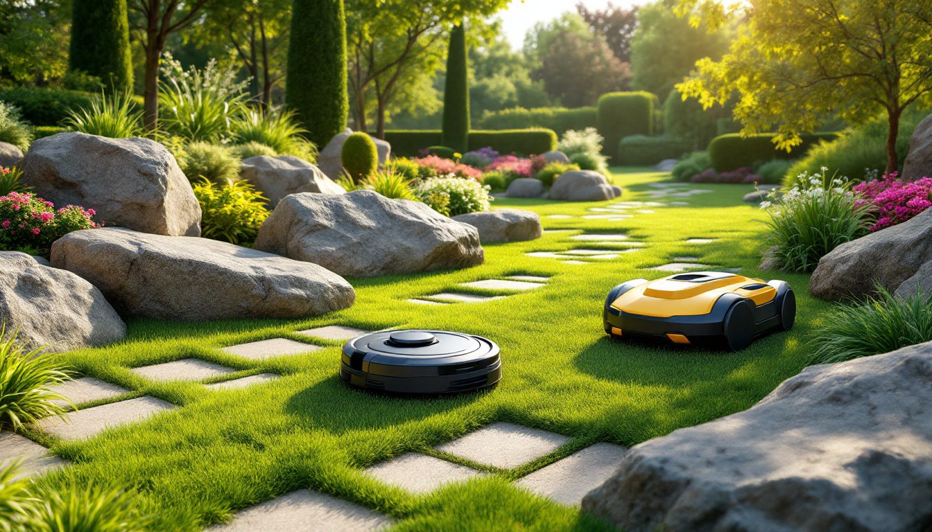 découvrez notre comparatif entre la tondeuse robotisée ambrogio et robomow, deux leaders du marché. analysez leurs performances sur les terrains complexes pour choisir le modèle qui s'adapte parfaitement à votre jardin. trouvez la tondeuse idéale pour une pelouse impeccablement entretenue sans effort !