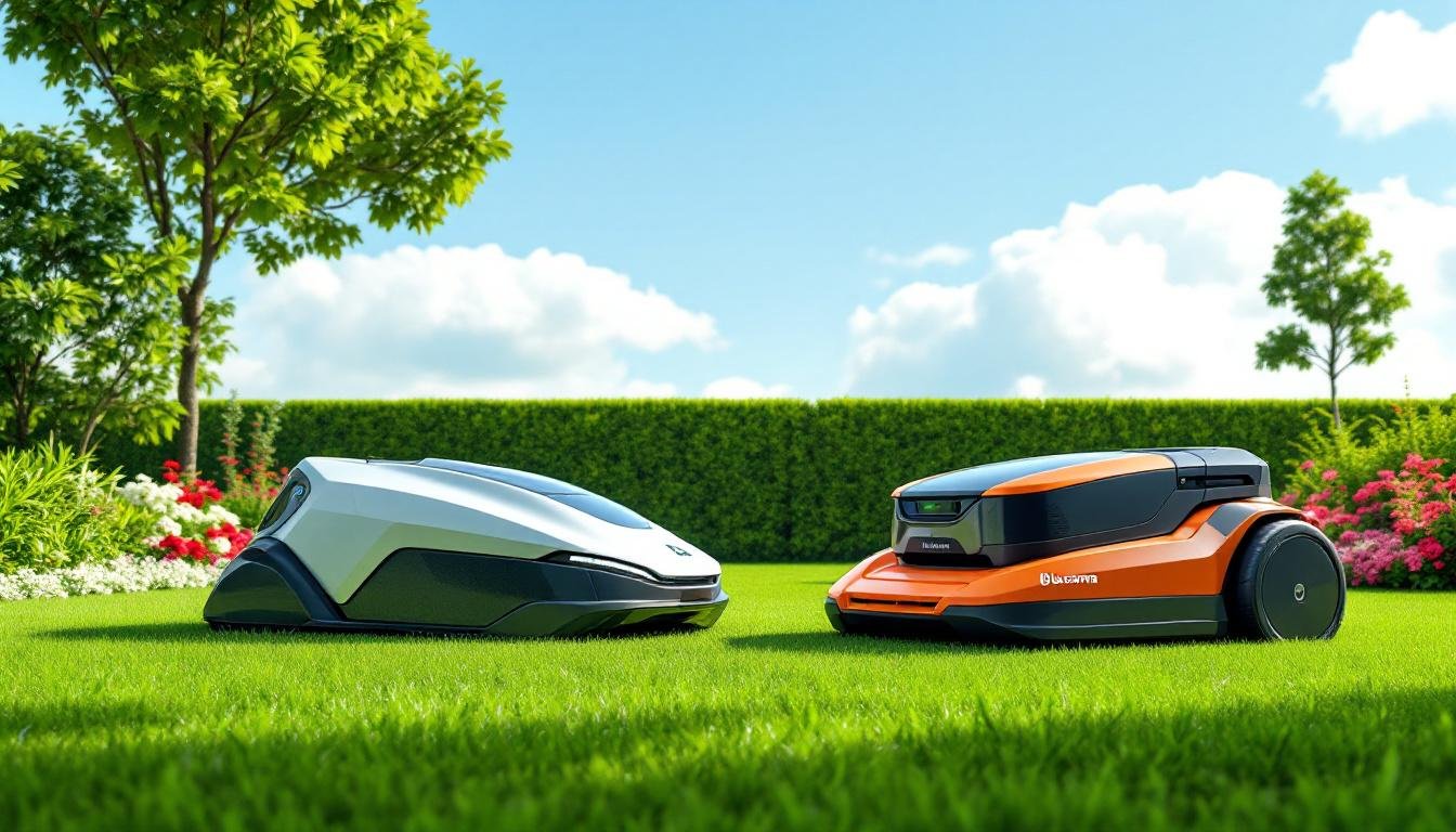 découvrez notre comparatif entre l'ecoflow blade et la husqvarna, deux tondeuses autonomes idéales pour entretenir 2000 m² de pelouse. analysez leurs caractéristiques, performances et avantages pour faire le meilleur choix et profiter d'un jardin parfaitement entretenu sans effort.