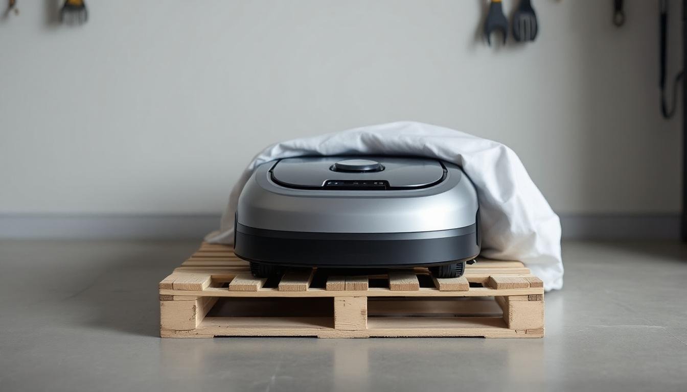 découvrez pourquoi il est essentiel d'utiliser une housse de protection pour votre tondeuse robotisée pendant l'hiver. protégez votre équipement des intempéries et prolongez sa durée de vie.