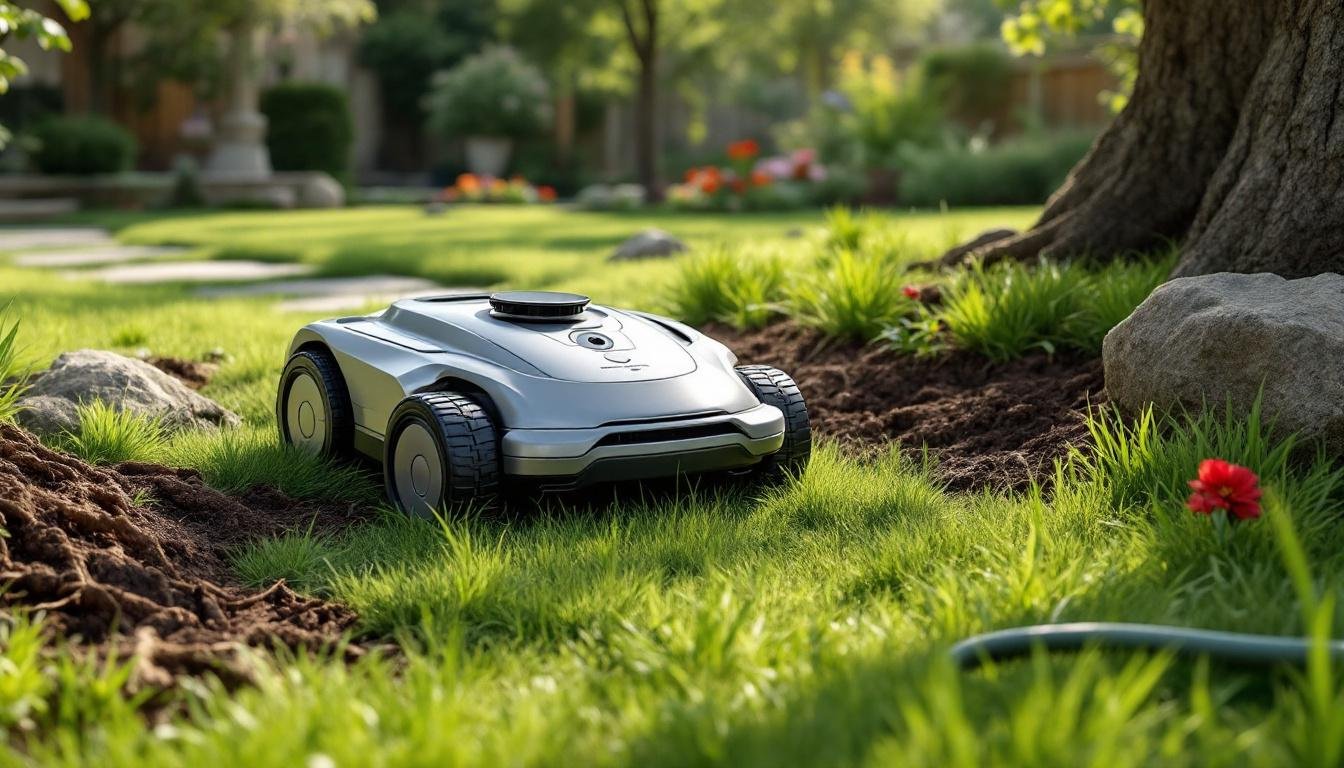 découvrez pourquoi et comment ajuster l'itinéraire de votre robot tondeuse pour optimiser sa performance sur un terrain irrégulier et garantir une tonte efficace et sécurisée.