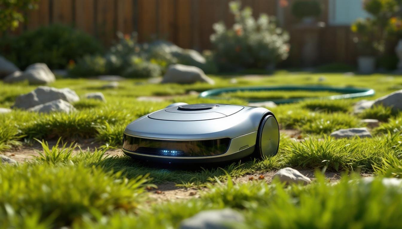 découvrez pourquoi et comment ajuster l’itinéraire de votre robot tondeuse pour optimiser la tonte sur un terrain irrégulier.