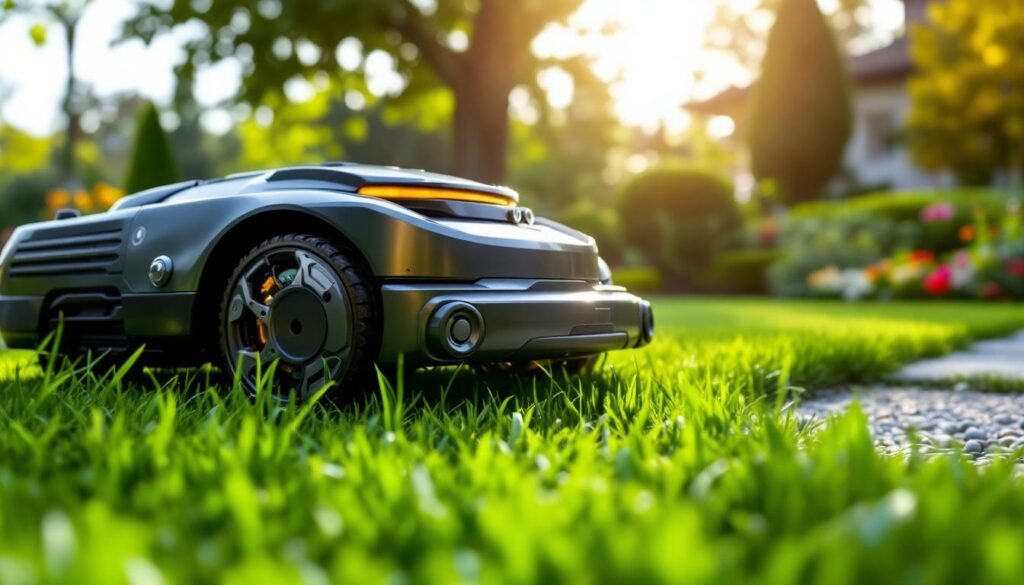 découvrez si une tondeuse robotisée peut s'ajuster à différentes hauteurs de coupe pour un gazon parfaitement entretenu selon vos besoins.