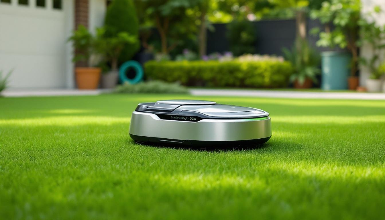 découvrez comment une tondeuse robotisée peut s'adapter à différentes hauteurs de coupe pour un gazon parfaitement entretenu selon vos préférences.