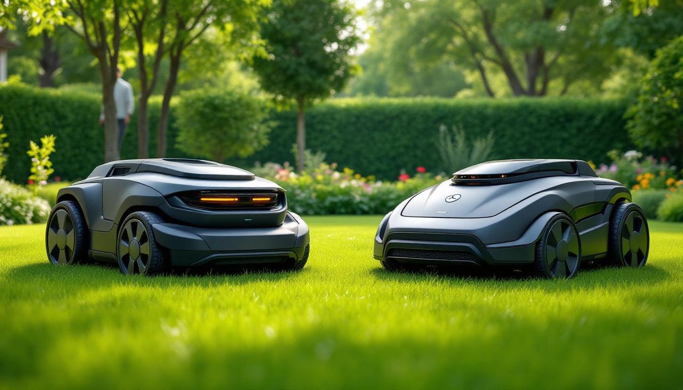 découvrez les différences entre les lames fixes et rotatives pour tondeuses robotisées et choisissez le modèle idéal pour un gazon parfaitement entretenu.