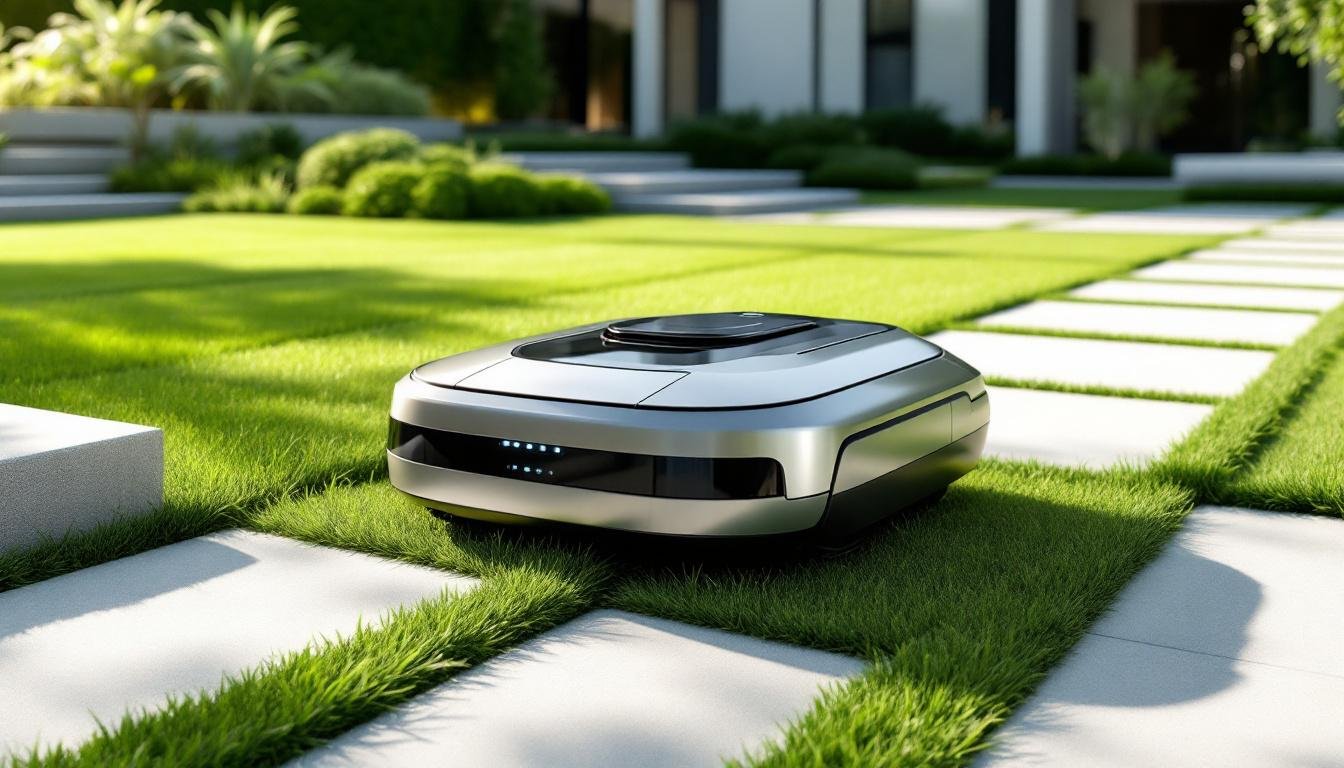 découvrez les avantages des lames fixes et rotatives pour choisir la tondeuse robotisée idéale adaptée à votre jardin.
