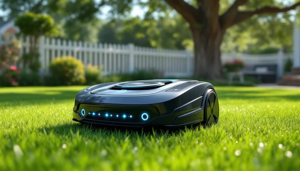 découvrez si le robot de tonte peut détecter une pousse inégale et comment il ajuste sa coupe pour un gazon parfaitement entretenu.