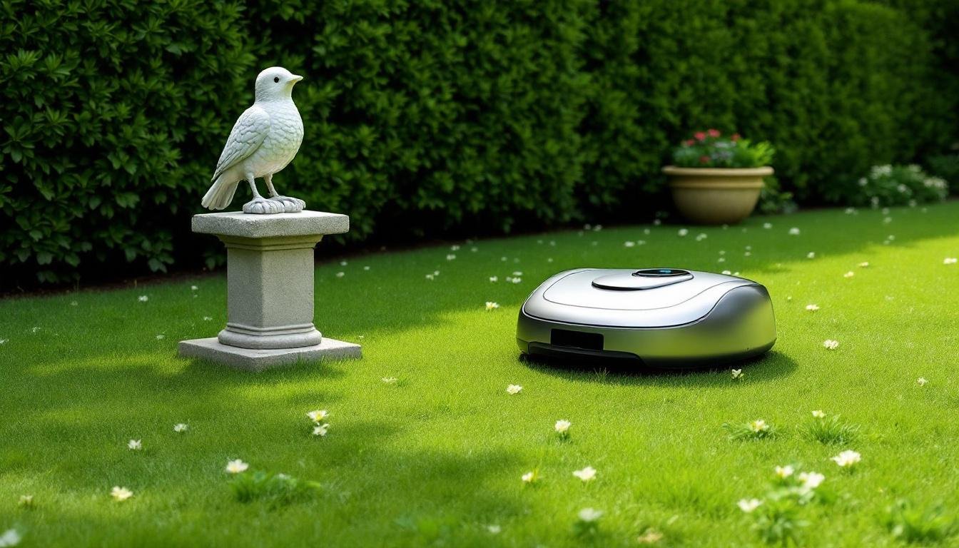 découvrez comment votre robot de tonte identifie et évite les objets oubliés sur votre pelouse pour une tonte sécurisée et efficace.