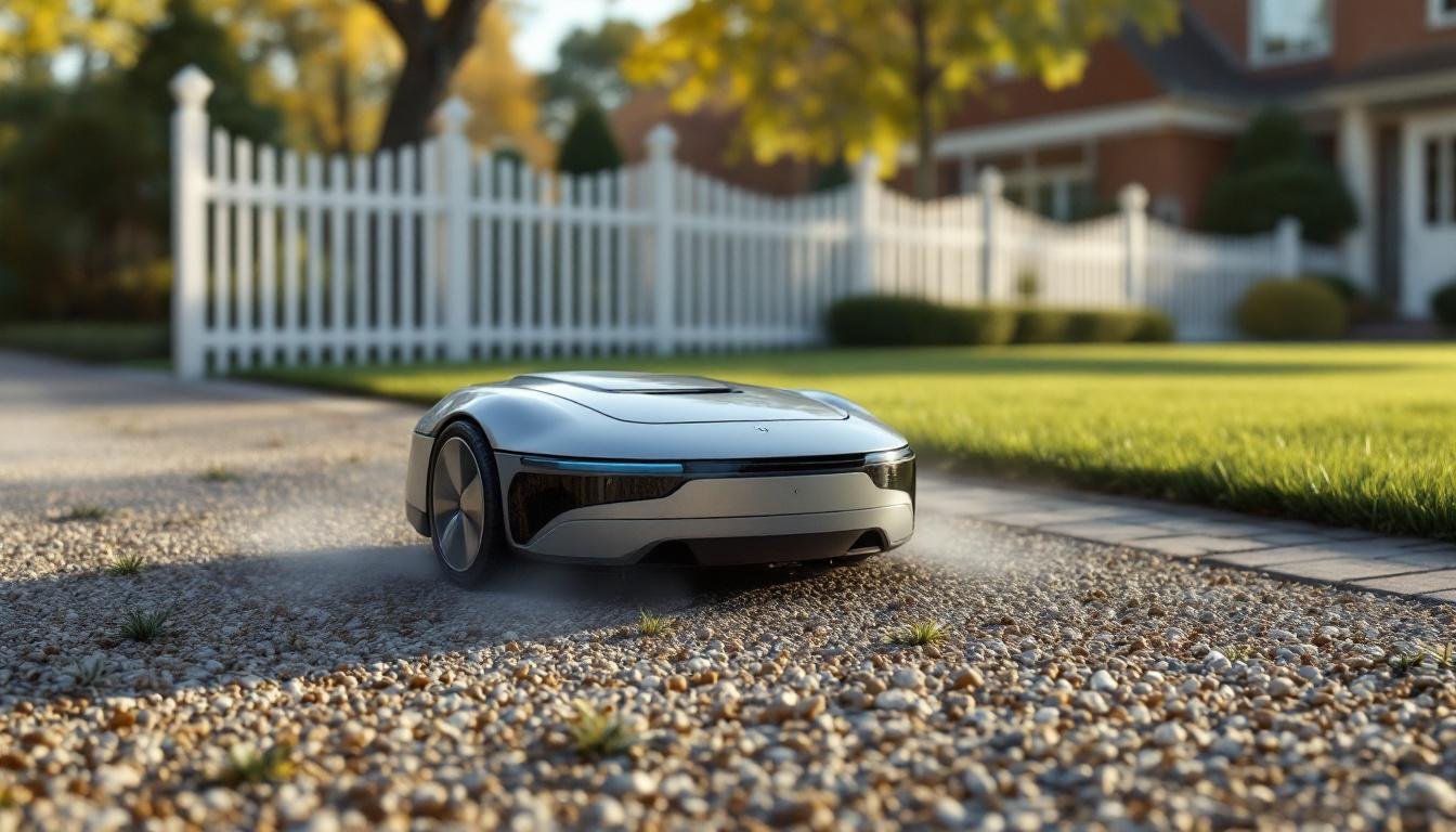 découvrez si votre robot de tonte est capable de traverser une allée gravillonnée et obtenez des conseils pour optimiser le passage et protéger votre équipement.