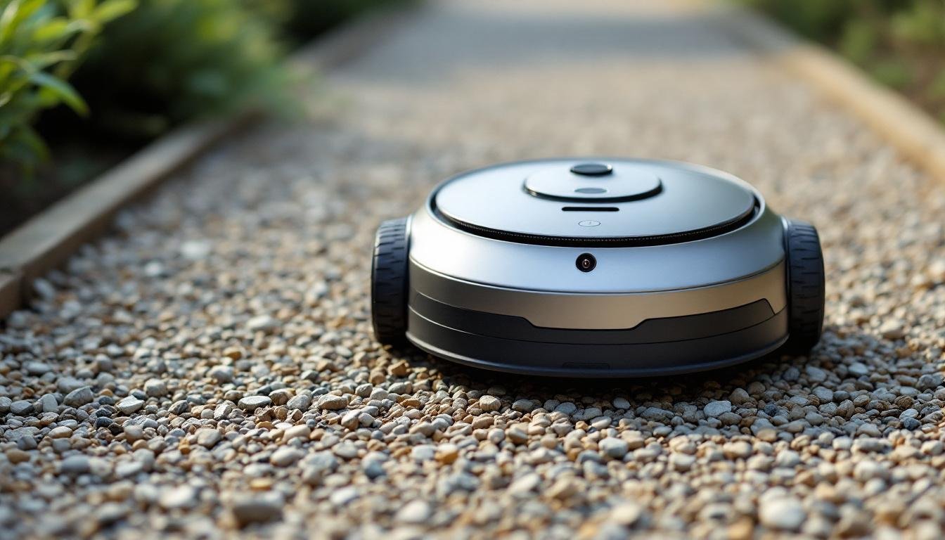 découvrez si votre robot de tonte est capable de traverser une allée gravillonnée et quels sont les critères à considérer pour assurer un fonctionnement optimal.