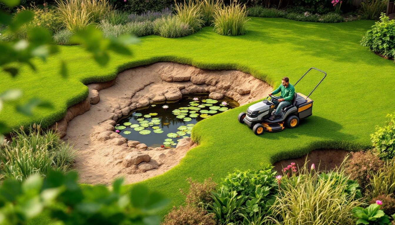 découvrez comment tondre efficacement un jardin situé près d'une mare ou en zone humide, tout en préservant l'équilibre écologique et la biodiversité locale.