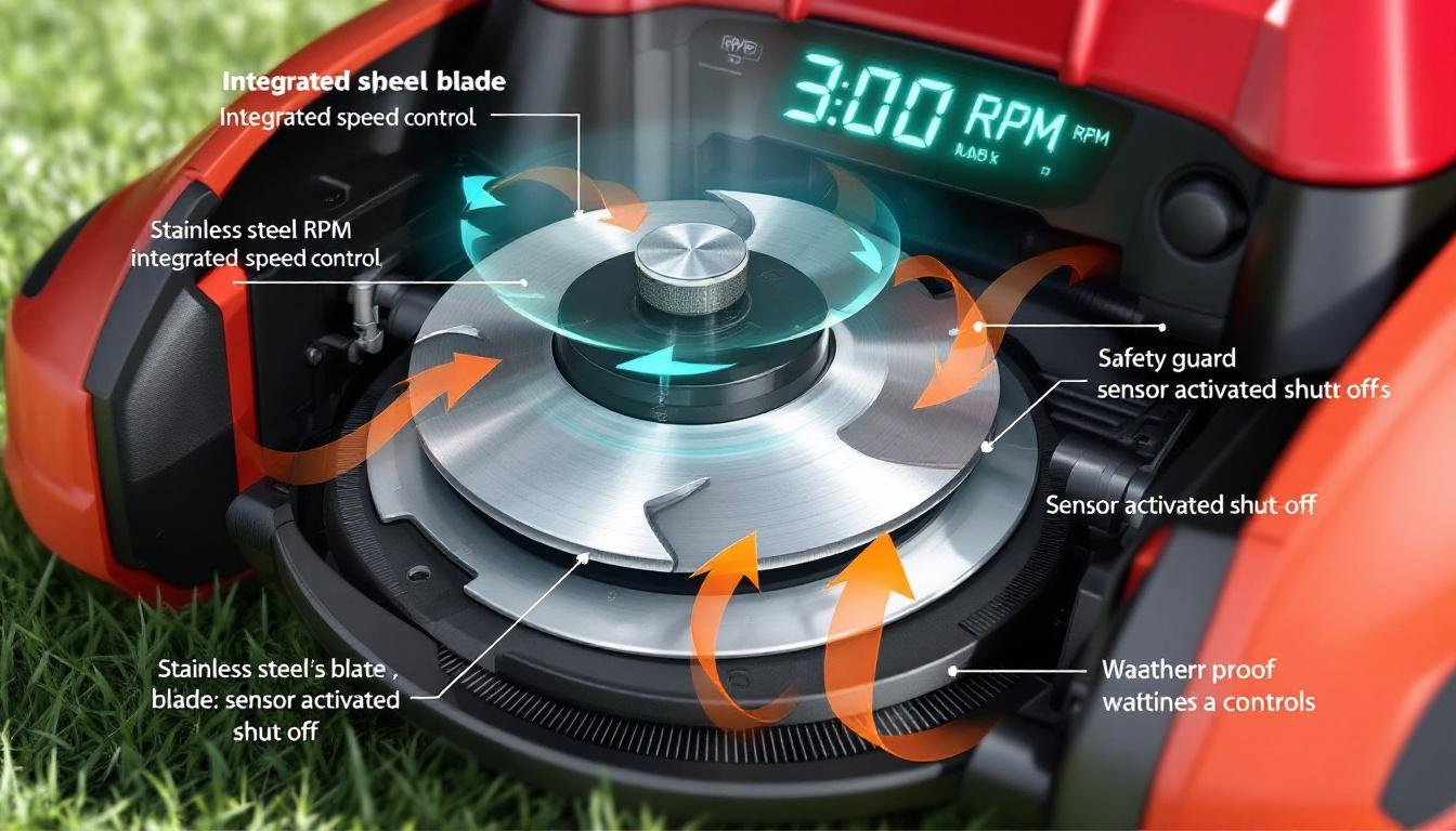 découvrez quel robot de tonte offre plusieurs vitesses de rotation des lames pour une coupe personnalisée et efficace de votre pelouse.