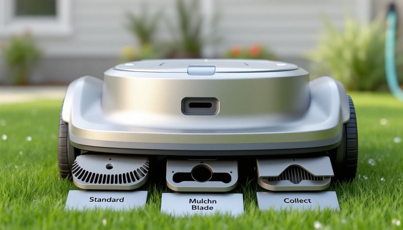 découvrez les différents types de lames utilisés par les robots tondeuses pour choisir celle qui correspond le mieux à vos besoins de coupe et d'entretien de votre pelouse.