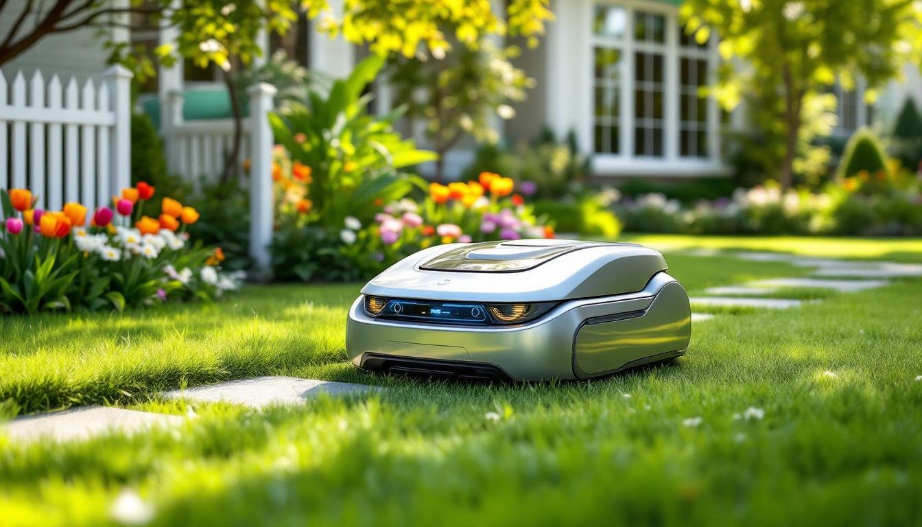 découvrez quels robots proposent un réglage automatique de coupe pour un entretien précis et sans effort de votre pelouse.