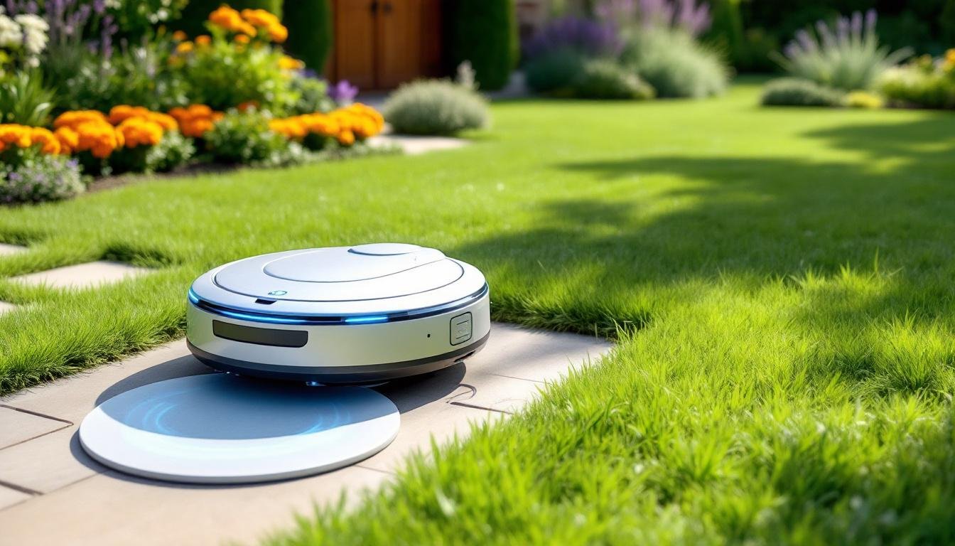 découvrez les tondeuses autonomes compatibles avec le retour automatique sans fil pour une tonte efficace et sans effort.