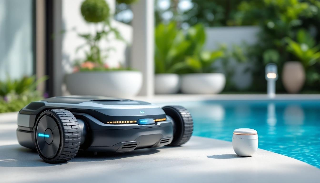 découvrez comment un robot tondeuse en bord de piscine allie sécurité optimale et efficacité pour un entretien facile et sans risque de votre pelouse.