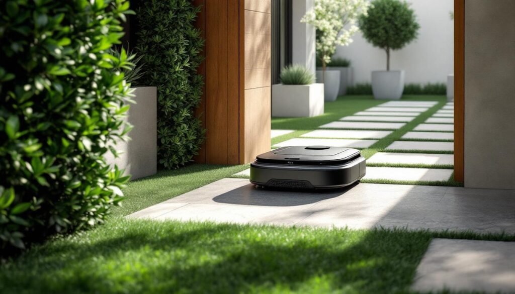 découvrez notre robot tondeuse spécialement conçu pour les jardins urbains avec accès étroit. efficace, compact et facile à utiliser, il entretient parfaitement votre pelouse même dans les espaces restreints.