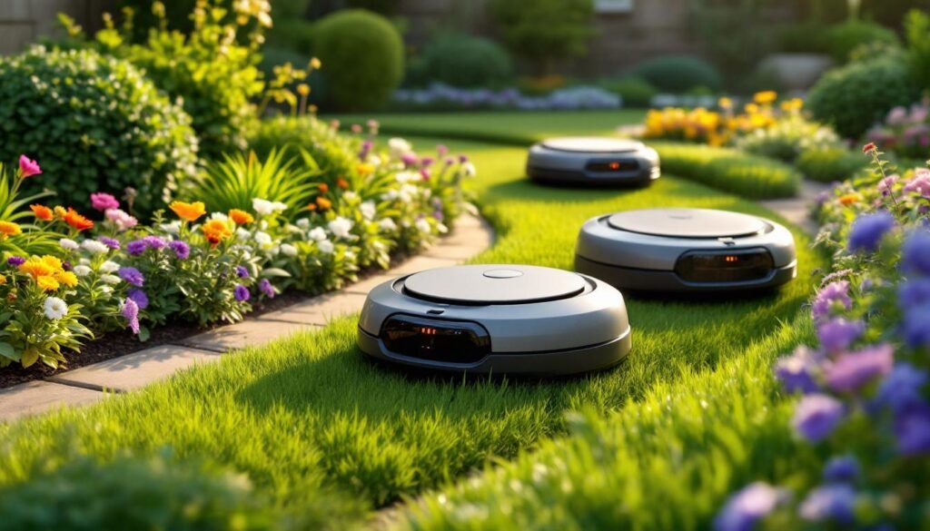 découvrez nos robots tondeuses spécialement conçus pour entretenir efficacement les jardins sinueux ou étroits, alliant performance et précision pour un gazon impeccable.