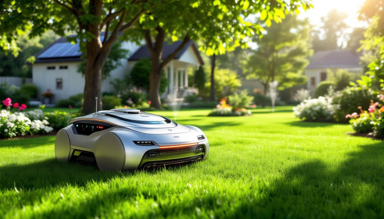 découvrez notre sélection de robots tondeuses compatibles avec les systèmes d'arrosage automatique pour un entretien de pelouse précis et sans effort.