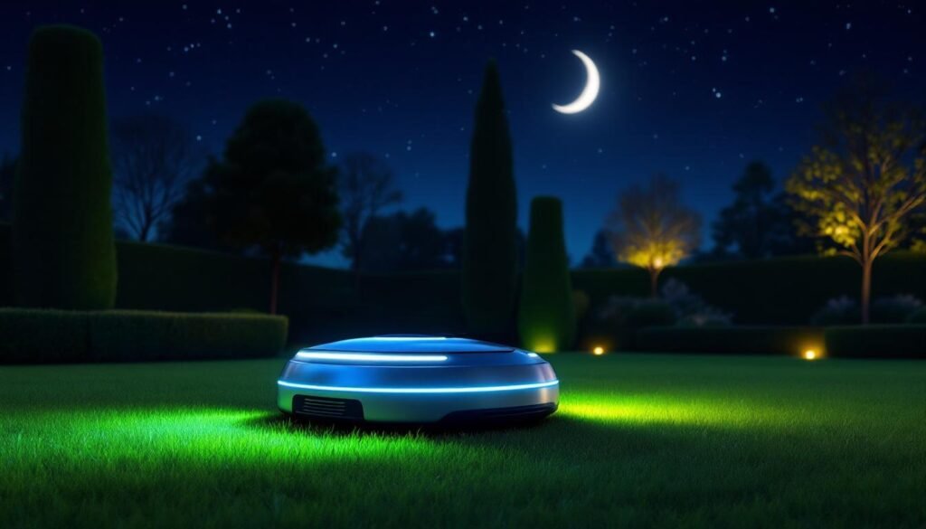 découvrez les meilleurs modèles de tondeuses autonomes adaptés à la tonte nocturne, pour un gazon impeccable sans bruit ni effort.