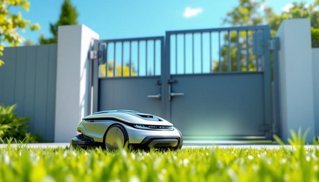 découvrez notre guide complet sur les tondeuses robotisées compatibles avec portails et portillons, pour un jardin parfaitement entretenu sans effort.