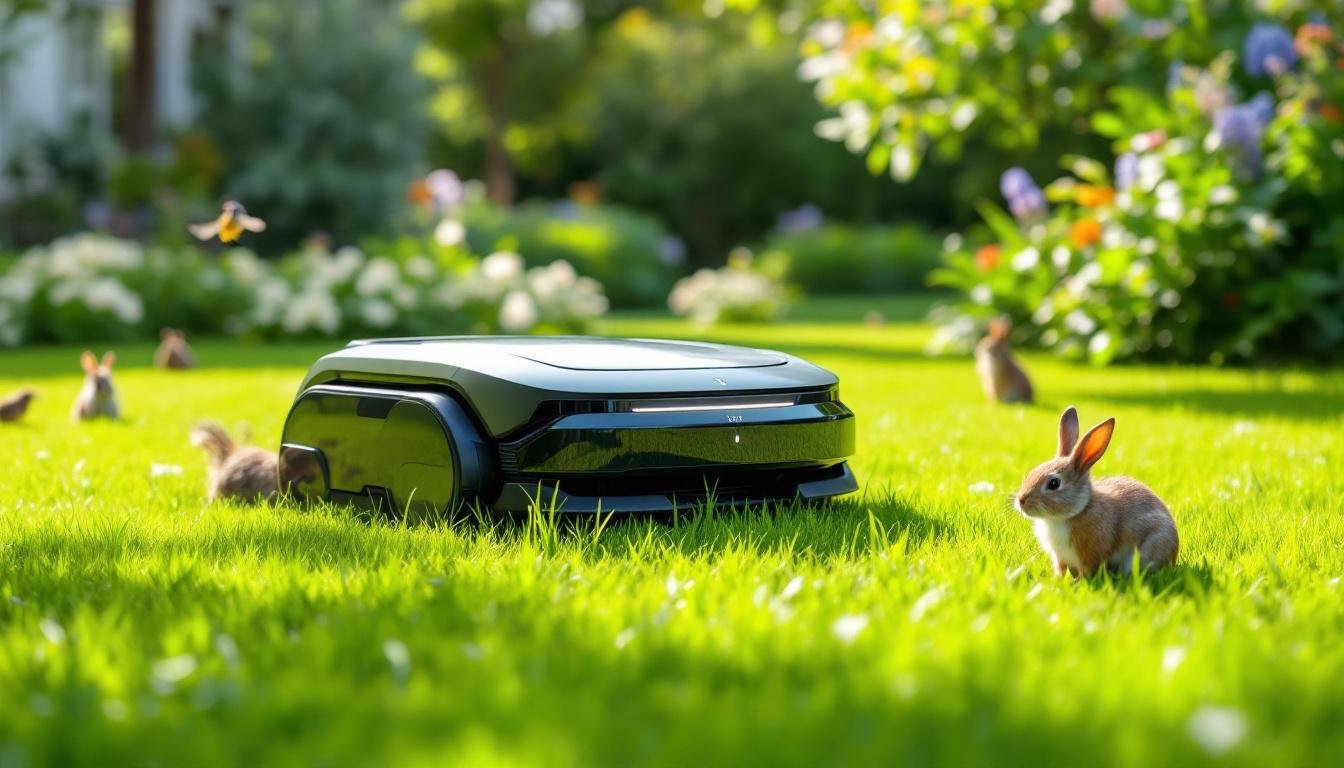 découvrez comment les tondeuses autonomes peuvent cohabiter en toute sécurité avec vos animaux, et les meilleures pratiques pour une pelouse parfaite sans compromis.