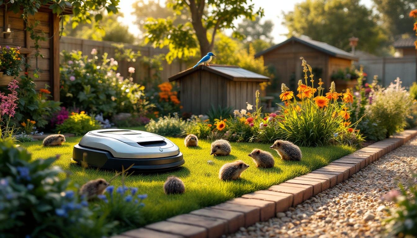 découvrez comment les tondeuses autonomes peuvent cohabiter efficacement avec vos animaux de compagnie, garantissant sécurité et harmonie dans votre jardin.