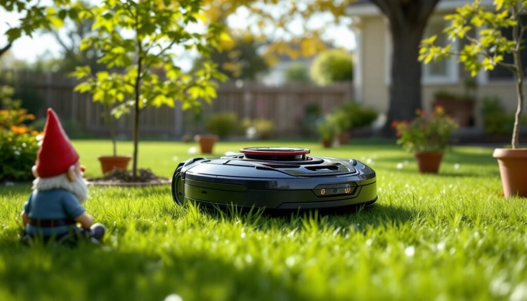 découvrez comment un robot tondeuse détecte automatiquement les obstacles pour assurer une tonte sécurisée et efficace sans intervention manuelle.