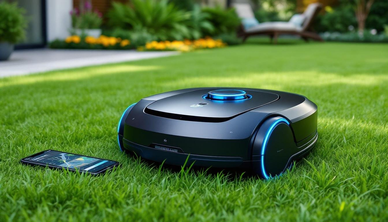 découvrez si un robot tondeuse est capable de programmer automatiquement ses plages horaires de tonte pour un jardin entretenu sans effort.
