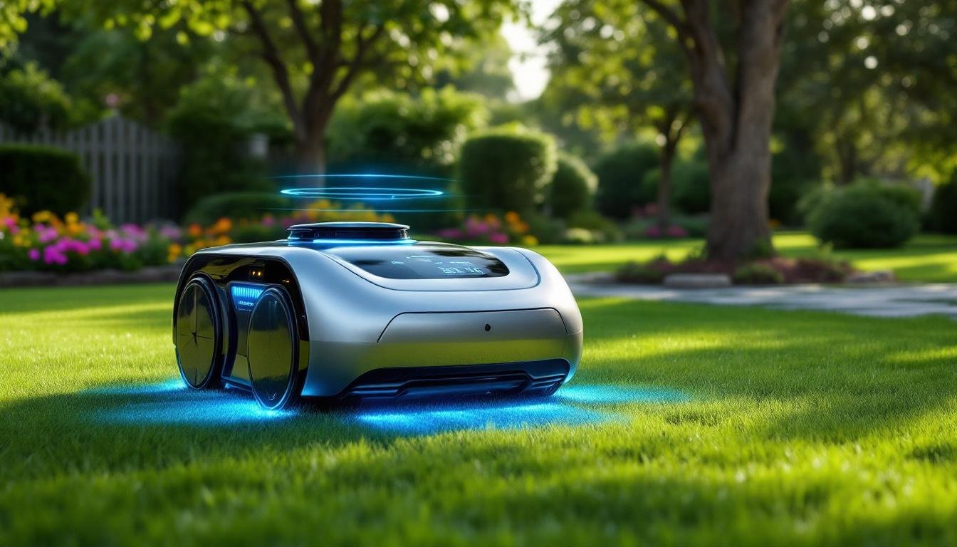 découvrez si une tondeuse robotisée est capable d'envoyer une alerte en cas de blocage pour assurer un entretien de pelouse sans souci.