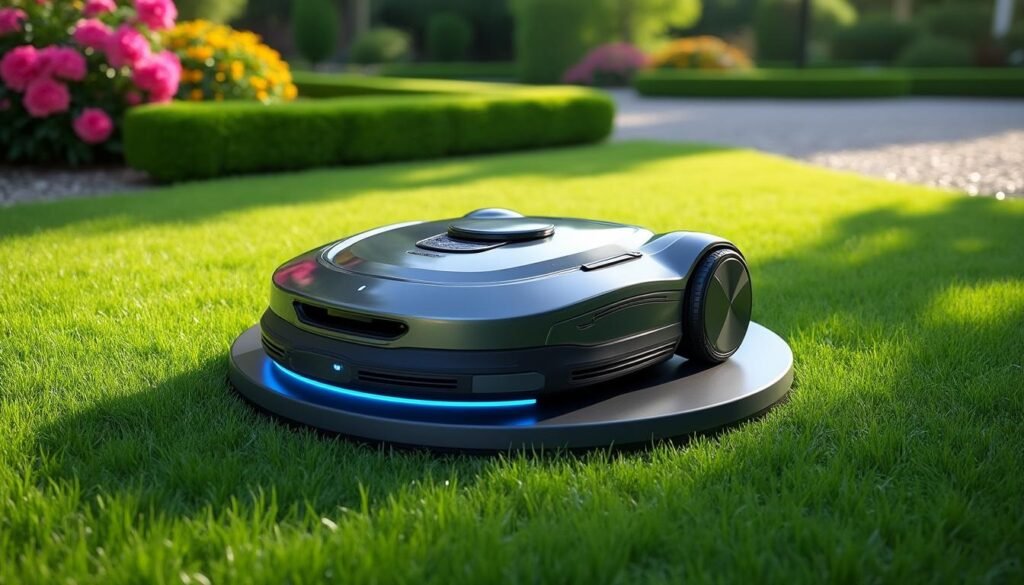 découvrez si une tondeuse robotisée peut recharger automatiquement sa batterie à sa base et comment cela facilite l'entretien de votre jardin.