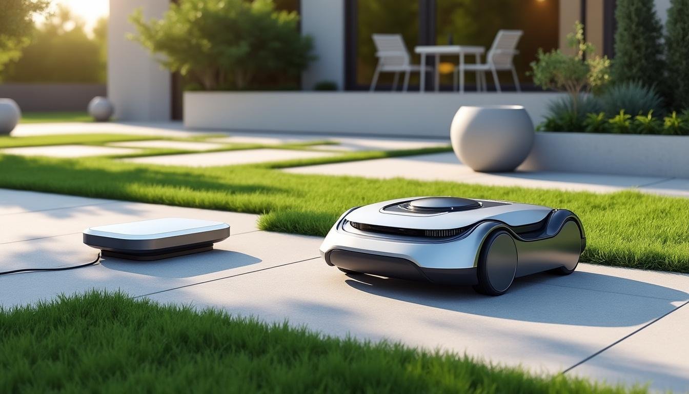 découvrez si une tondeuse robotisée peut recharger automatiquement sa batterie à sa base, pour un entretien du jardin sans effort.