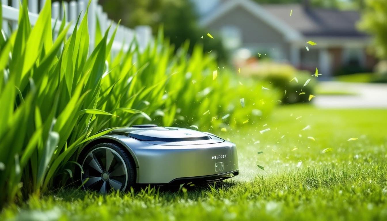 découvrez quelle tondeuse robotisée offre la meilleure vitesse de coupe pour un entretien rapide et efficace de votre pelouse.