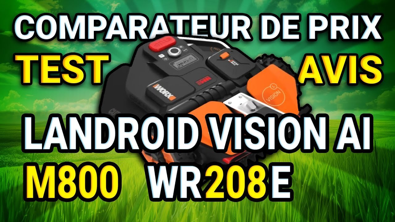 découvrez le test complet du worx landroid vision m800, la tondeuse robot intelligente qui révolutionne l'entretien de votre jardin grâce à ses fonctionnalités avancées et sa performance optimale.