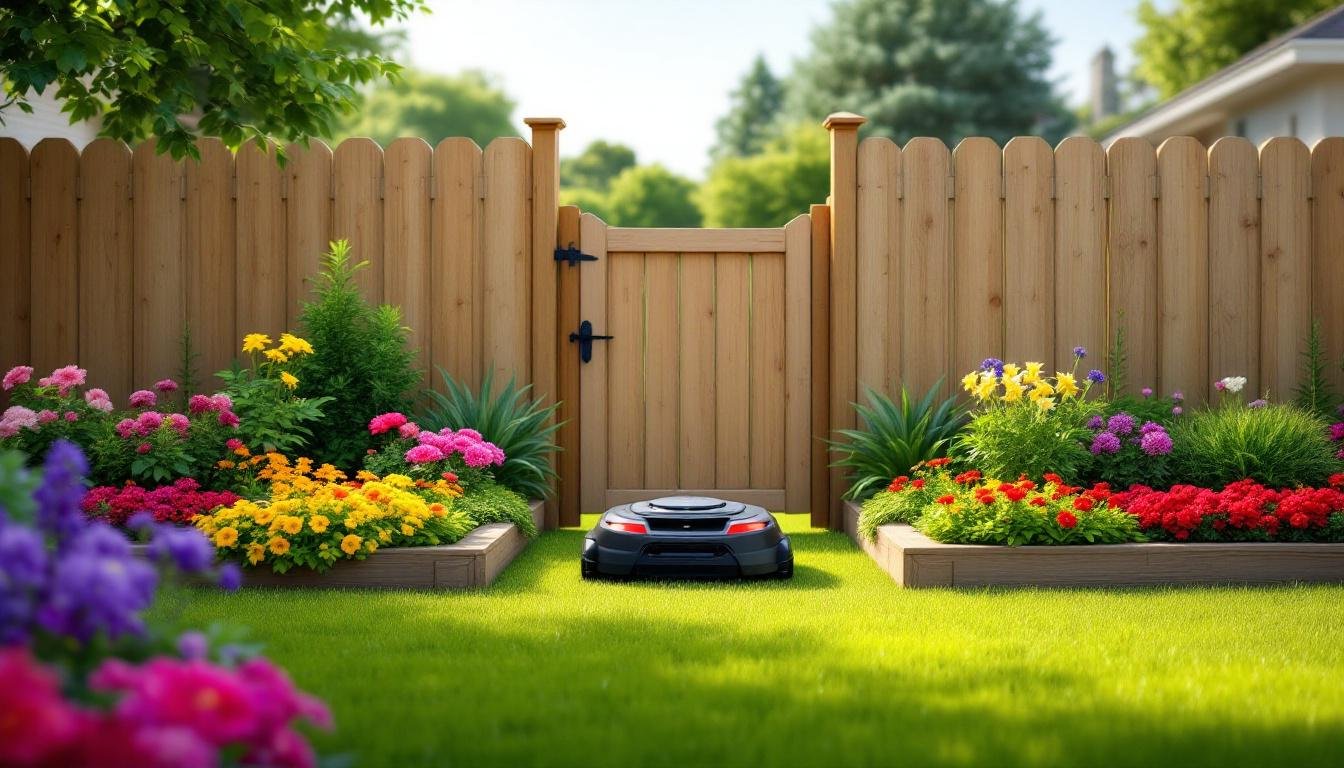 découvrez nos conseils pratiques pour utiliser une tondeuse robotisée sans abîmer vos parterres fleuris et préserver la beauté de votre jardin.